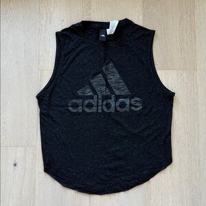 3/$30 Adidas Running Muscle Tank Black